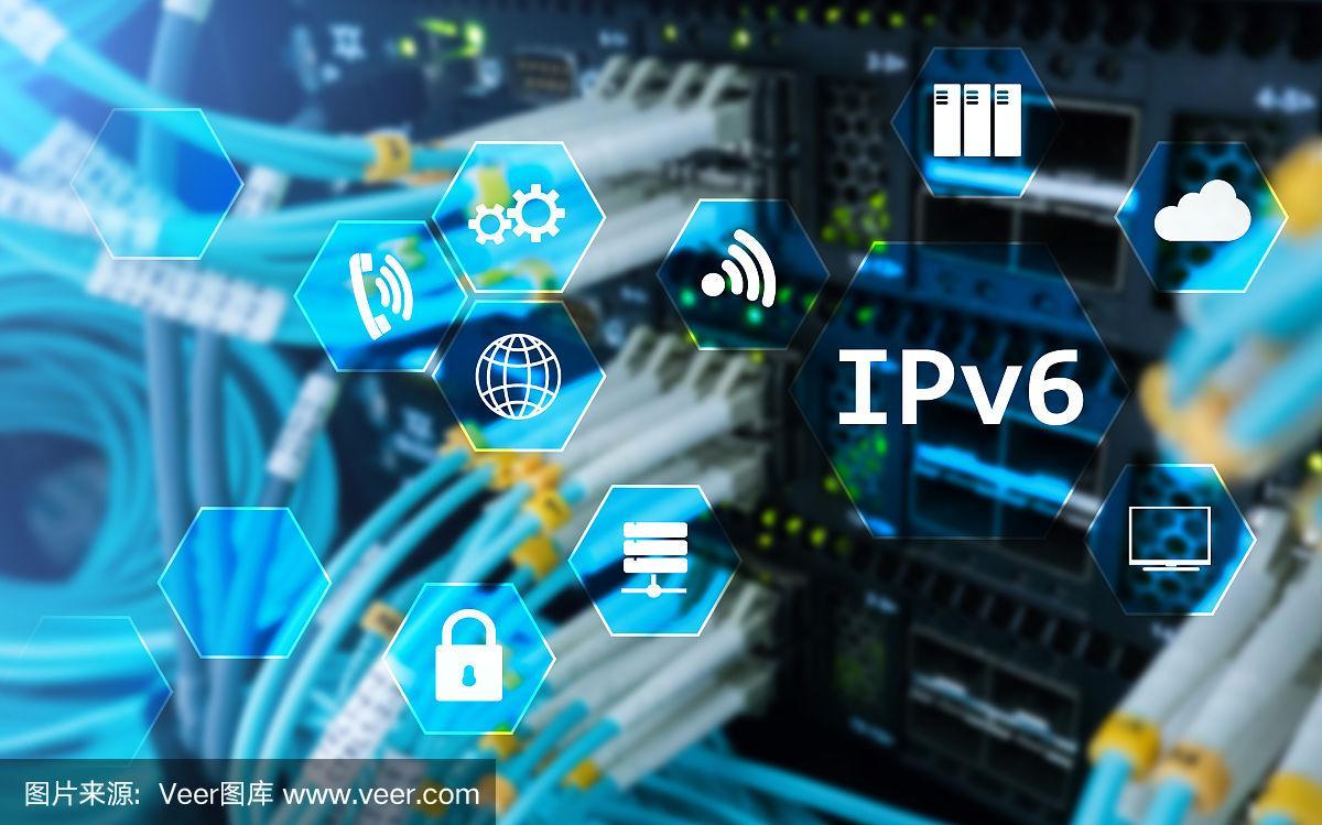 ipv6网络技术的概念在服务器室的背景下
